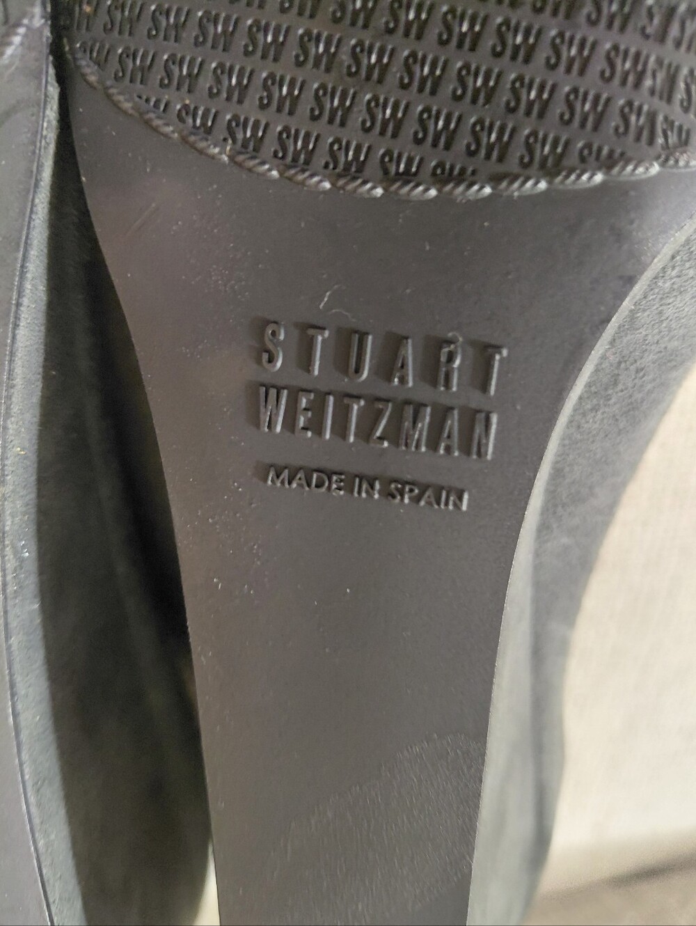 Stuart Weitzman Gray Suede Wedges Women's Size 11 - Picture 11 of 13
